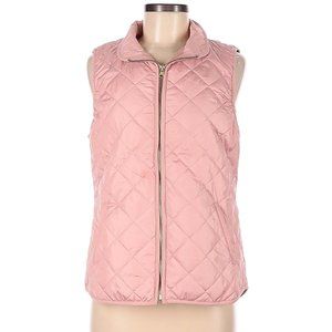 Old Navy Pink Vest Medium Lightweight Collared